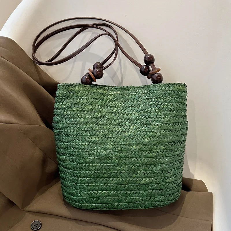 Women's Woven Vintage Shoulder Bag