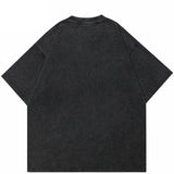 Retro Washed Black Ghost T-Shirt