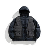 White Duck Down Winter Hooded Puffer Jacket
