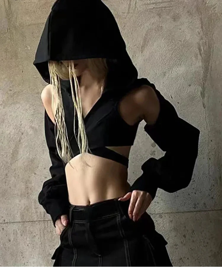 Cyperpunk Irregular Street Hoodie