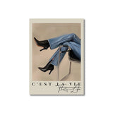 Vintage Pink Canvas Poster