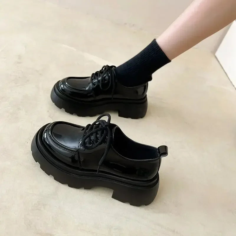 Soft Grunge Black Platform Shoes