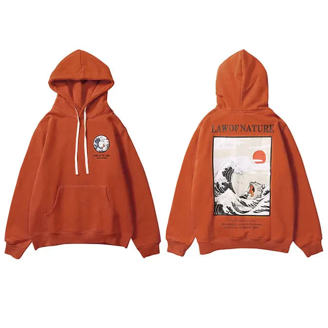 LAW OF NATURE Bestickter Hoodie