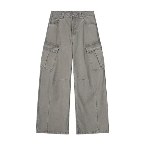 Straight Casual Cargo Pants