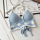Beach Wear Top Handmade Knitted Crochet