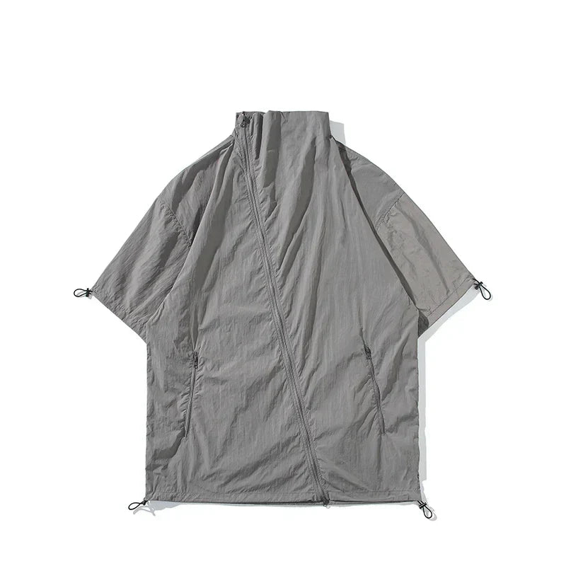 Quick Dry Loose Fit Zipper Shirt