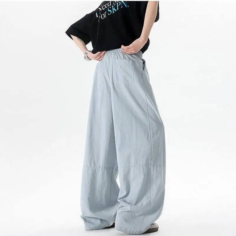 Palazzo Wide Leg Parachute Pants