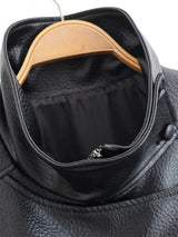 Women's Faux Leather Black Jacket