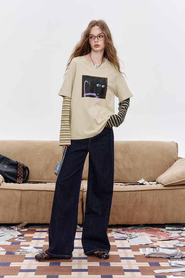 Autumn Layered Long Sleeve T-shirt