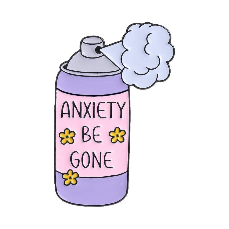 Anti-Drama Spray Enamel Pins