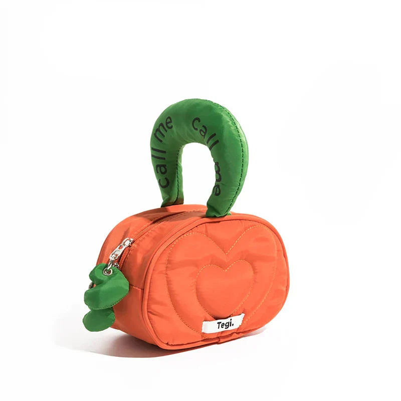 Weird Core Heart Embroidery Bag