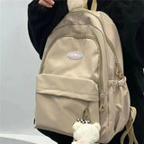 Nylon Multi-pocket School Backpack