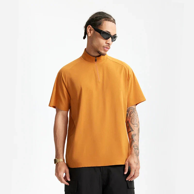 Basic Solid Color With Sun Protection T-Shirt