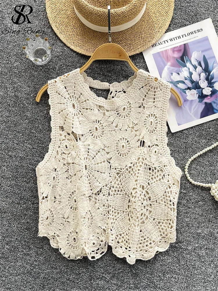 Koreanische Basic-Strick-Tanktops