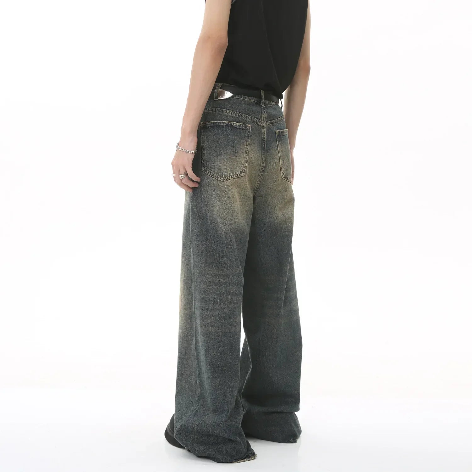 Y2K Vintage Washed Wide Leg Jeans