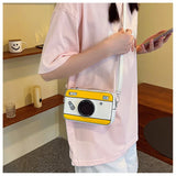Blue Camera Shape Cross Bag