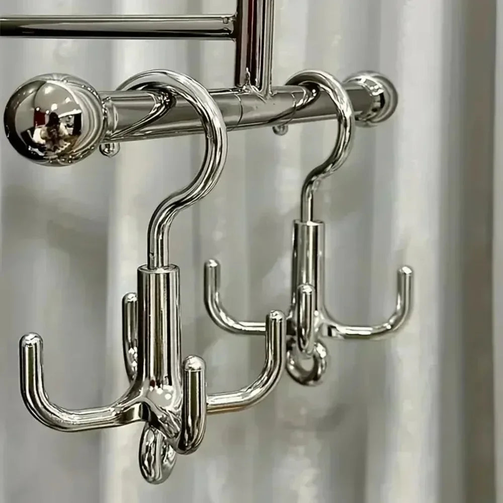 Drehbarer Kleiderhaken aus Silber