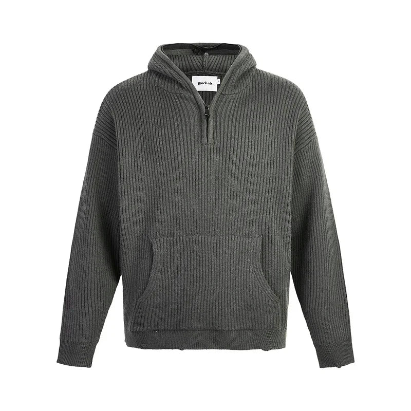 Casual Loose Knitted American Hoodie