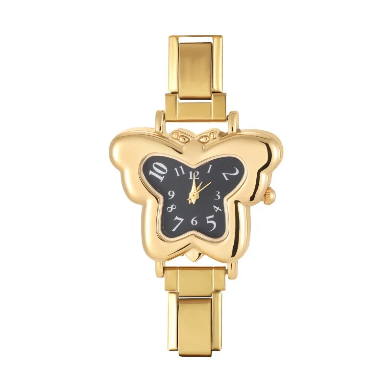 Italian Stainless Butterfly Watch