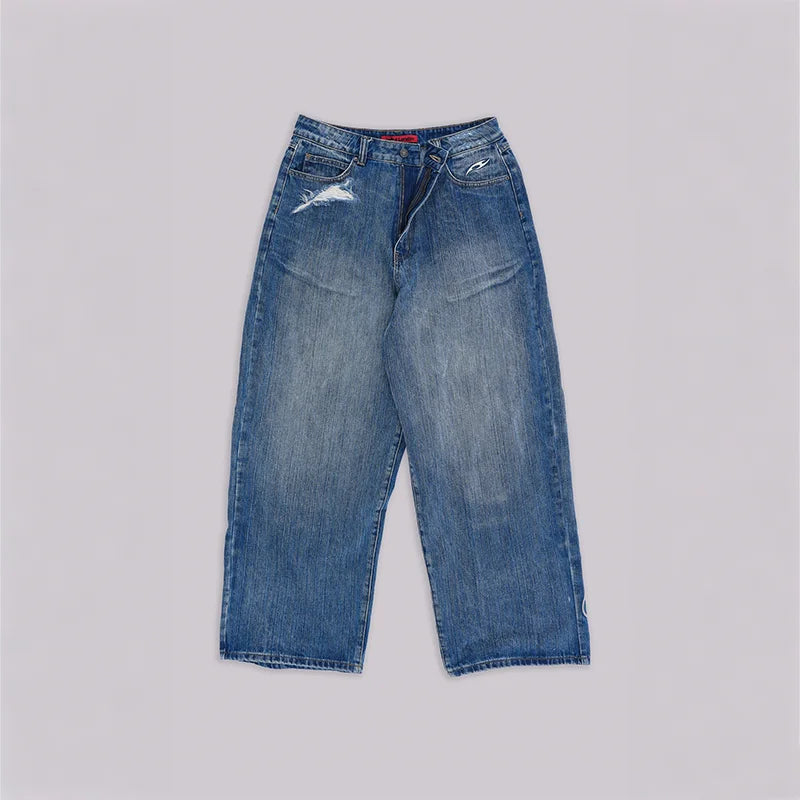 Vintage Wings High Waisted Jeans