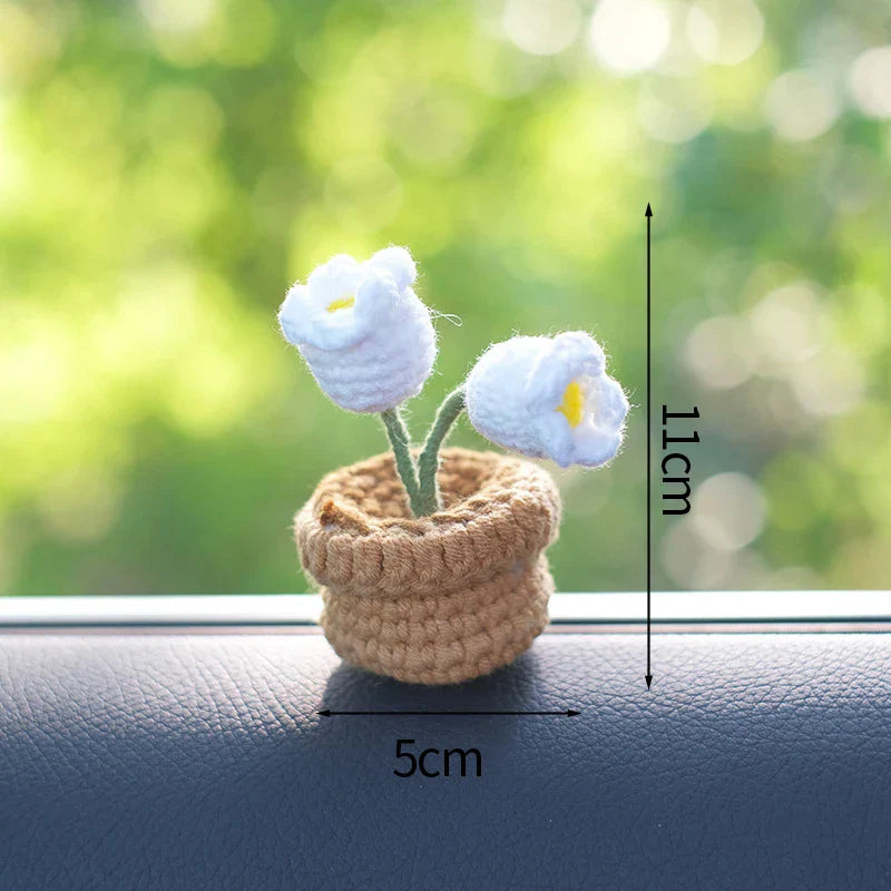 Crochet Handmade Knitted Tulip Flowers