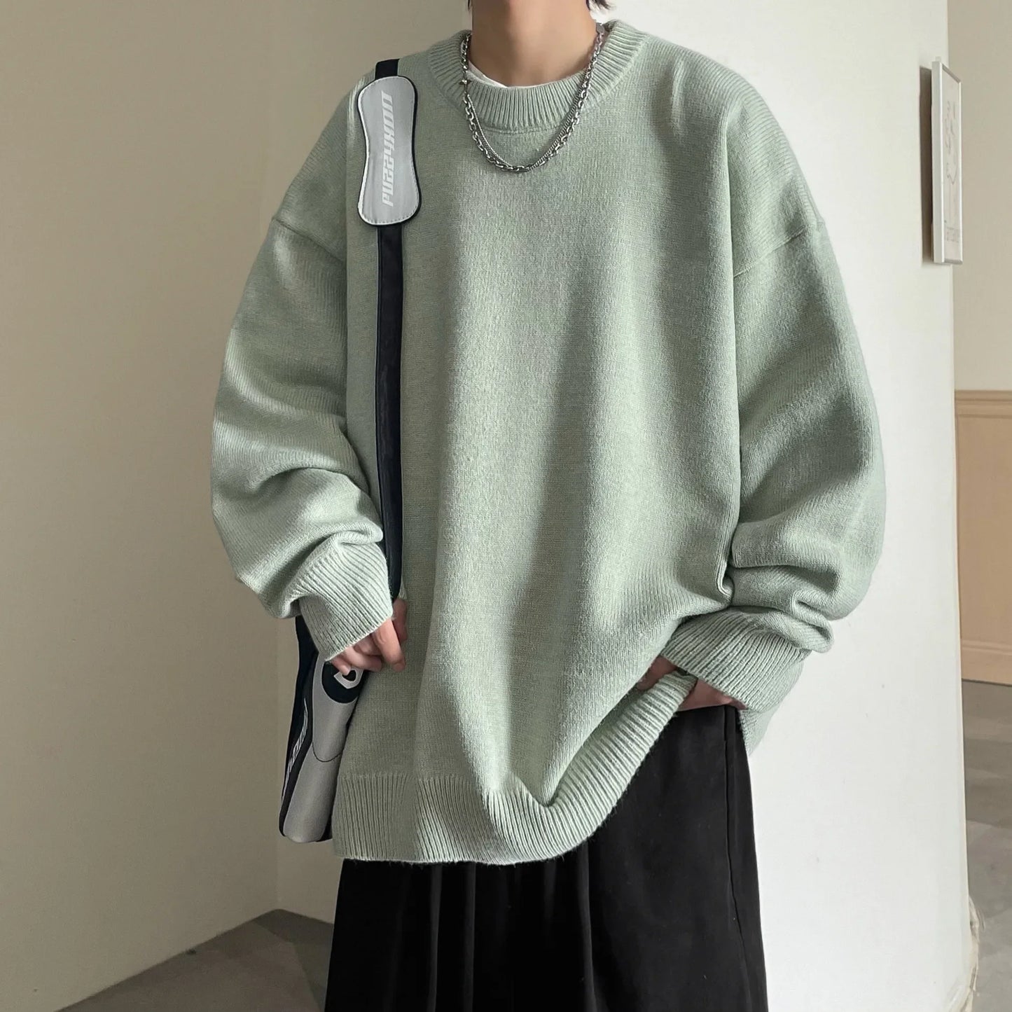 Y2K Bear Soft Boy Sweater