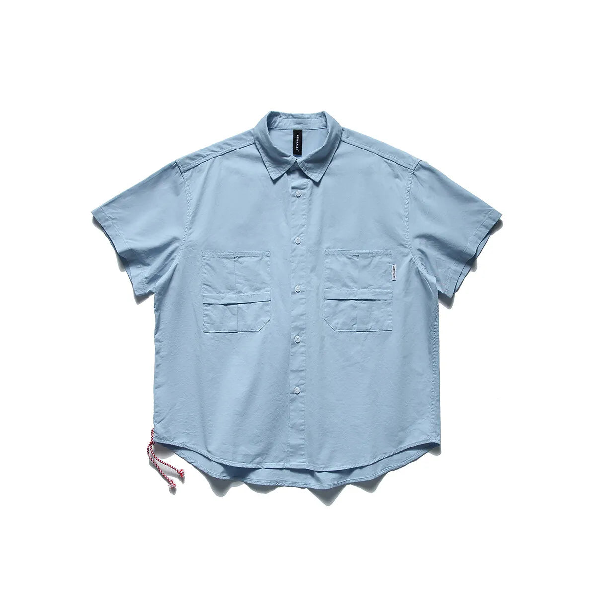 Solid Color Short Sleeve Shirt