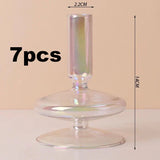 Taper Glass Candlestick Holder