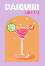 Colorful Cocktail Drinks Posters