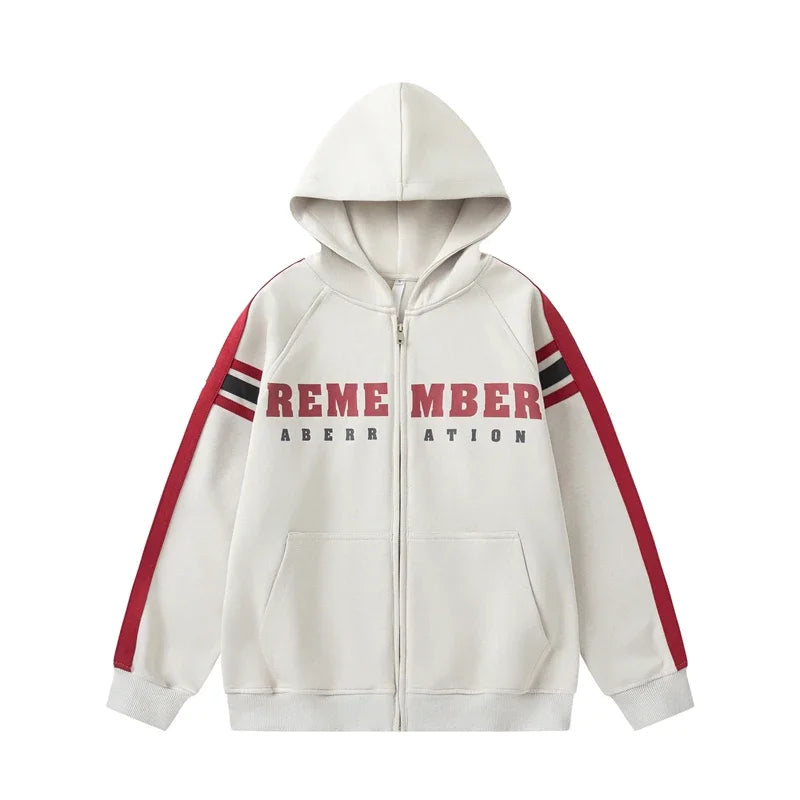 Y2K Style Zip-up Hoodie