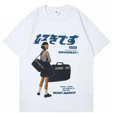 Japanisches Kanji-Print-T-Shirt