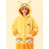 Anime Cute Cartoon Pattern Bathrobe set