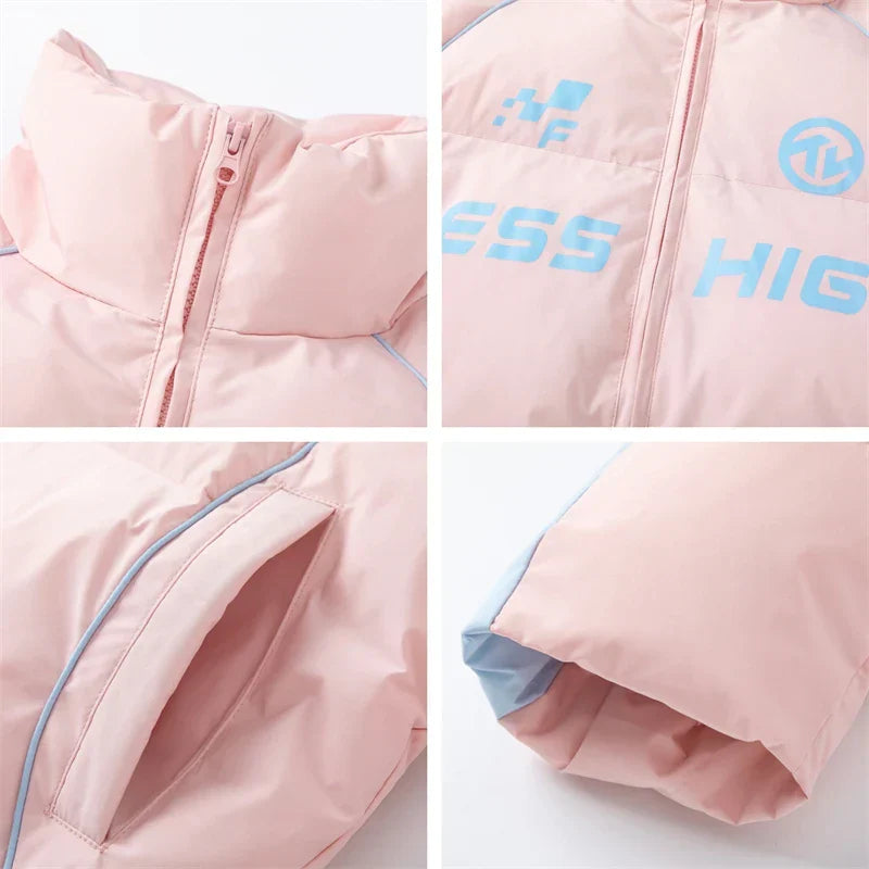 Barbie Core Oversized Women's Puffer Jacket