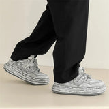 Y2K Dirty Punk Skater Sneakers