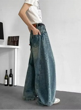 Weiche Baggy BF Jeans für Damen