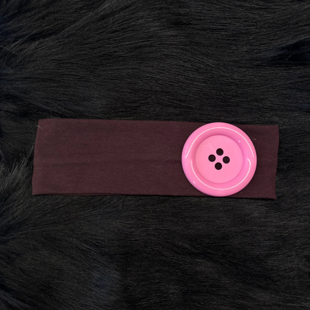 Kawaii Button Headband