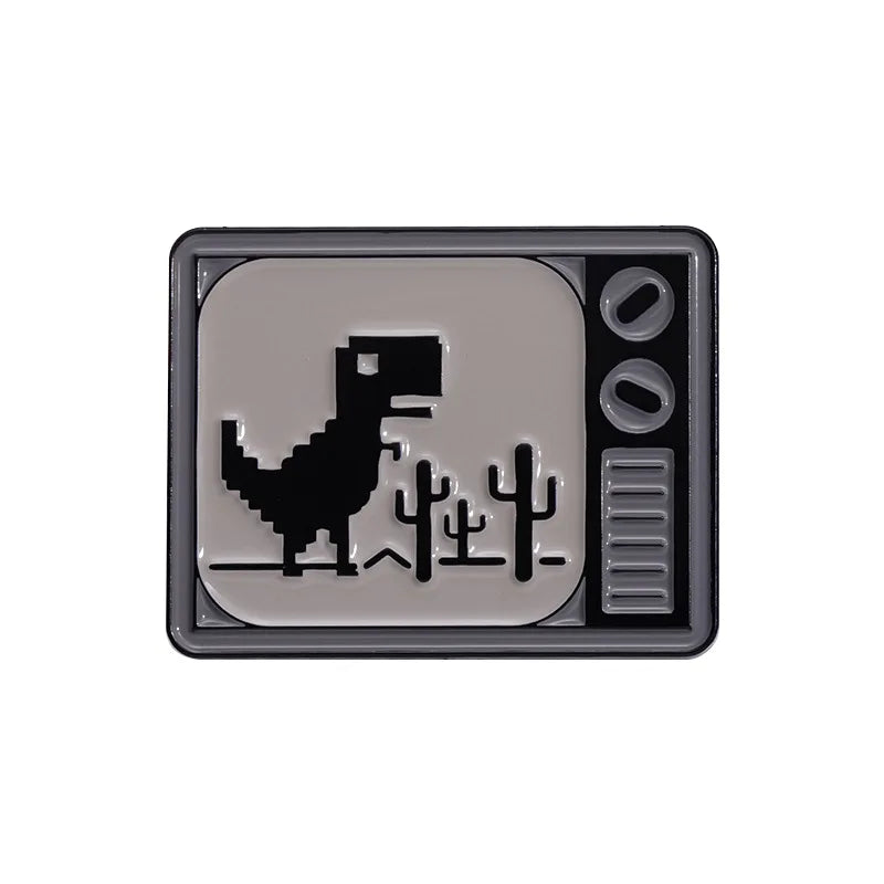 Dinosaur Badge Custom Enamel Brooch