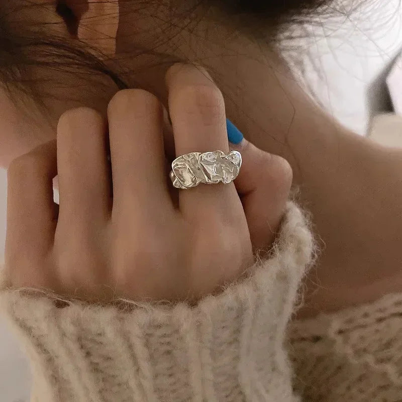 Silver Love Heart Ring