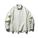 Autumn Retro Striped Long Sleeve Shirt