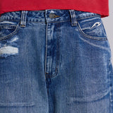 Vintage Wings High Waisted Jeans