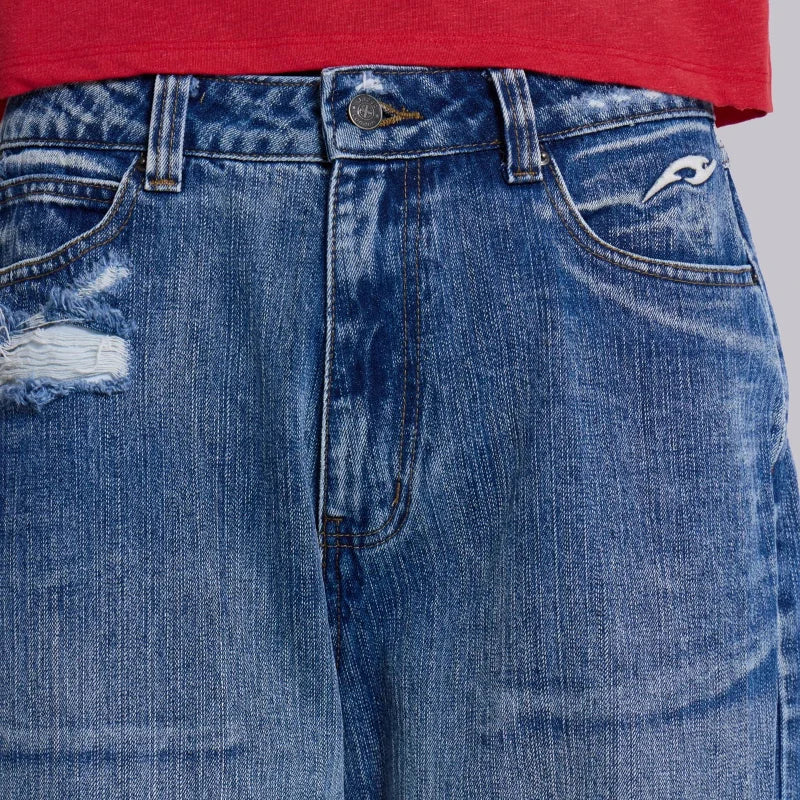 Vintage Wings High Waisted Jeans
