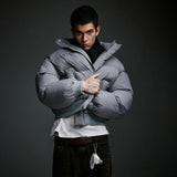 Chaqueta acolchada gruesa corta