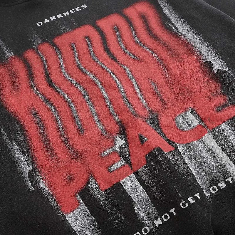 Human Peace Grafik-Kapuzenpullover