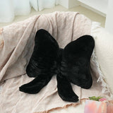 Pink Bow Ribbon Couch Pillow