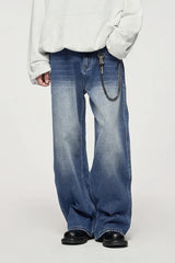 Cowboy Washed Faded Stretchable Jeans