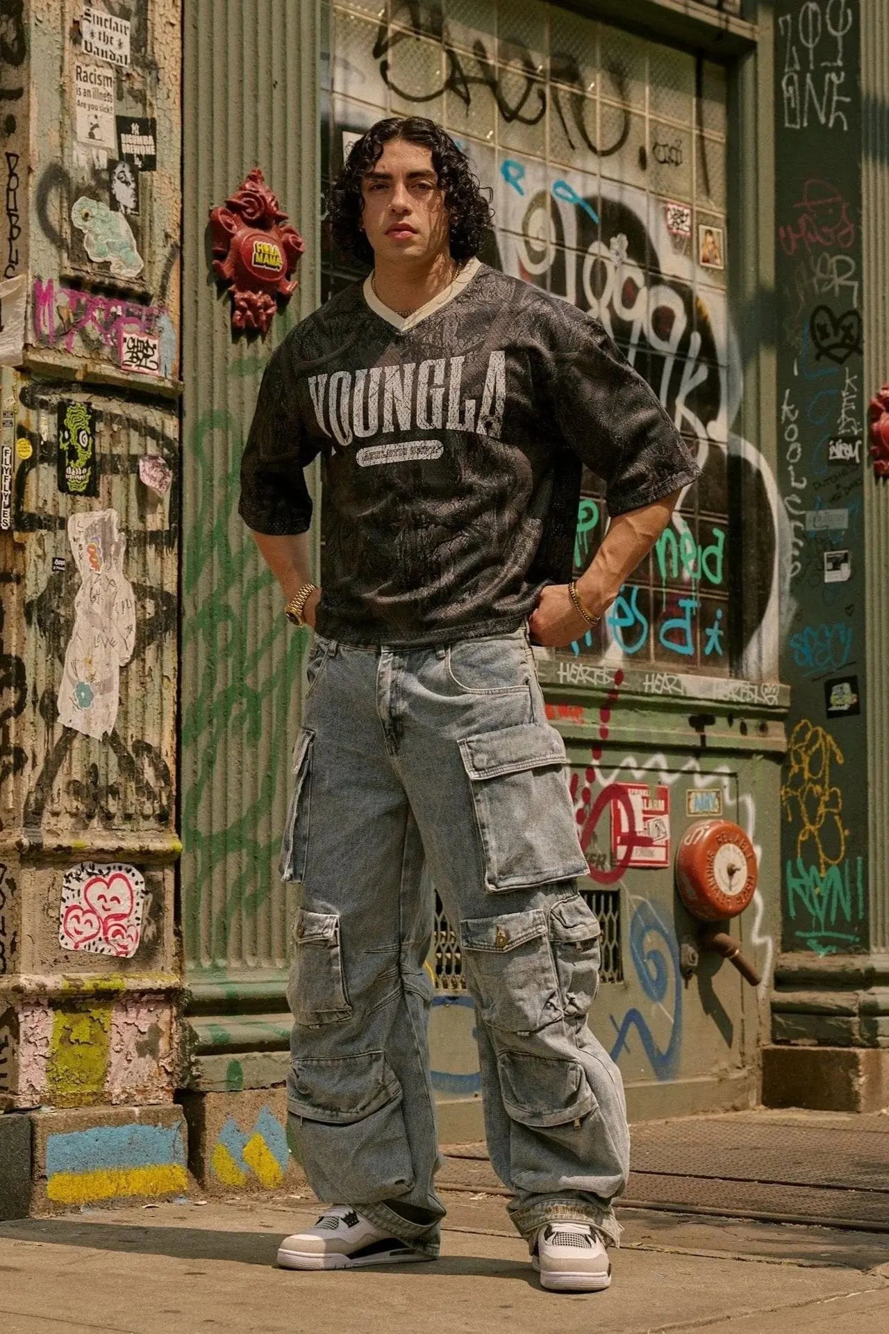 Modern Oversized Mesh T-Shirt