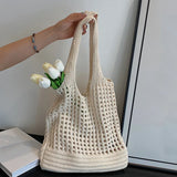 Retro Handgefertigte Häkeltasche für Damen