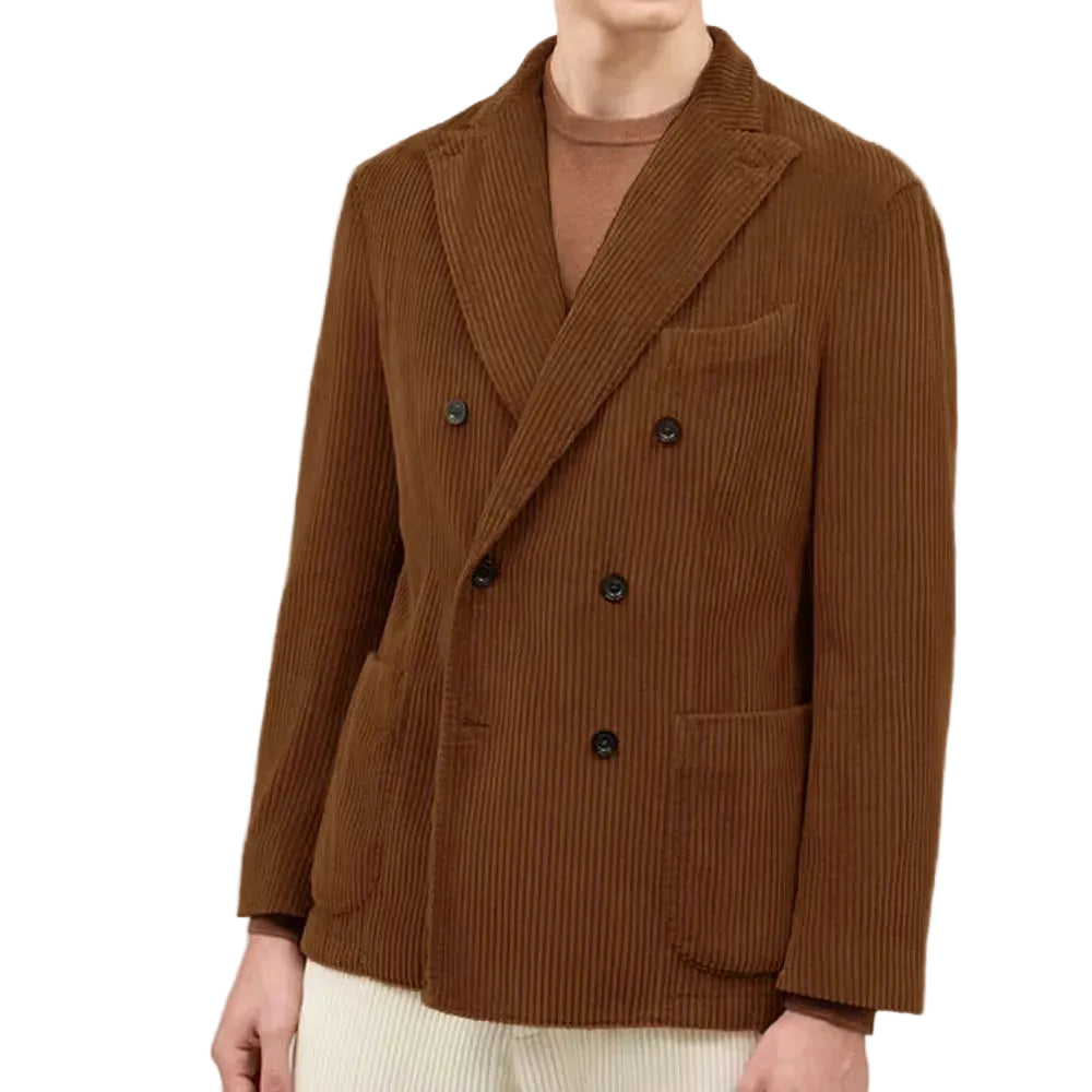 Men's Brown Corduroy Old Money Blazer