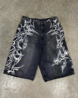 Y2K Vintage Patchwork Jorts