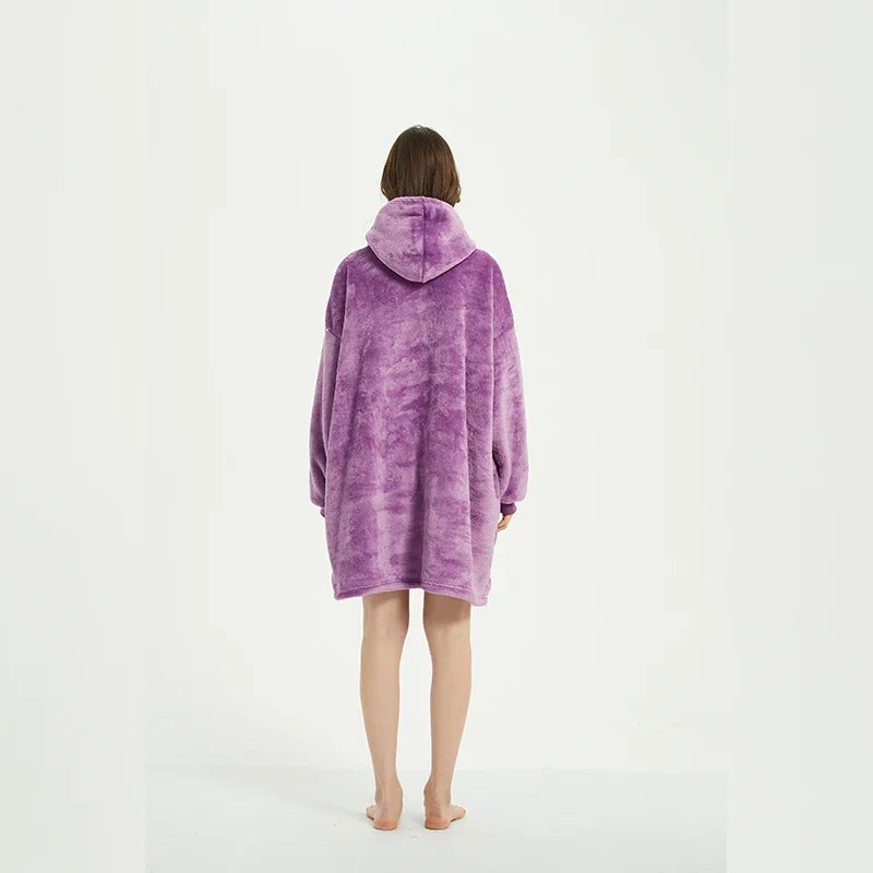 Winter Blanket Hoodie Oversized Sweatshirt